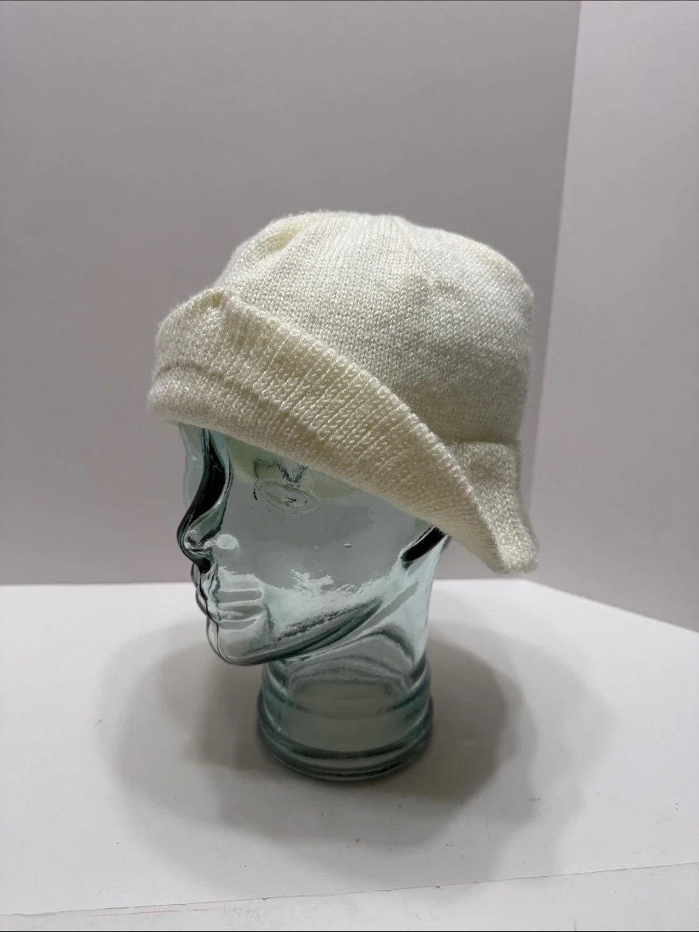 Kids Cream Knit Bucket Hat - Soft Children's Knitwear